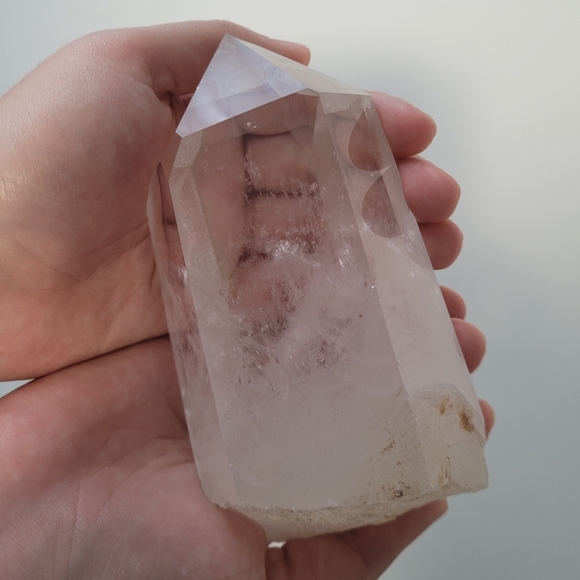 Beautiful Large Clear Quartz Stone / 1.77lbs - Picture 2 of 3